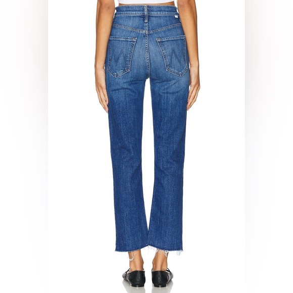 Mother High Waisted Rider Ankle Step Fray, Loafers and Lassos - 28 - Picture 3 of 11